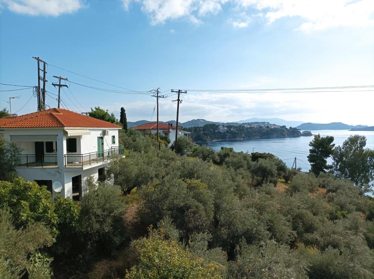 Ftelia House Villa Skiathos by Eksteriør billede
