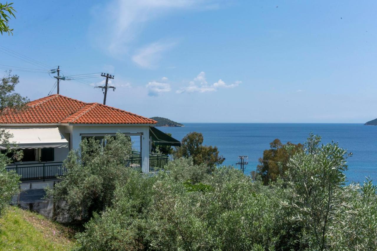 Ftelia House Villa Skiathos by Eksteriør billede